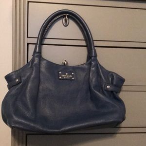 Authentic Kate Spade Hobo Blue Handbag